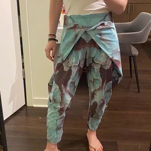 Alexis watercolor harem pants